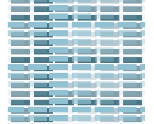 Colour Blocks Grid stretched and overlayed with paler dupe
