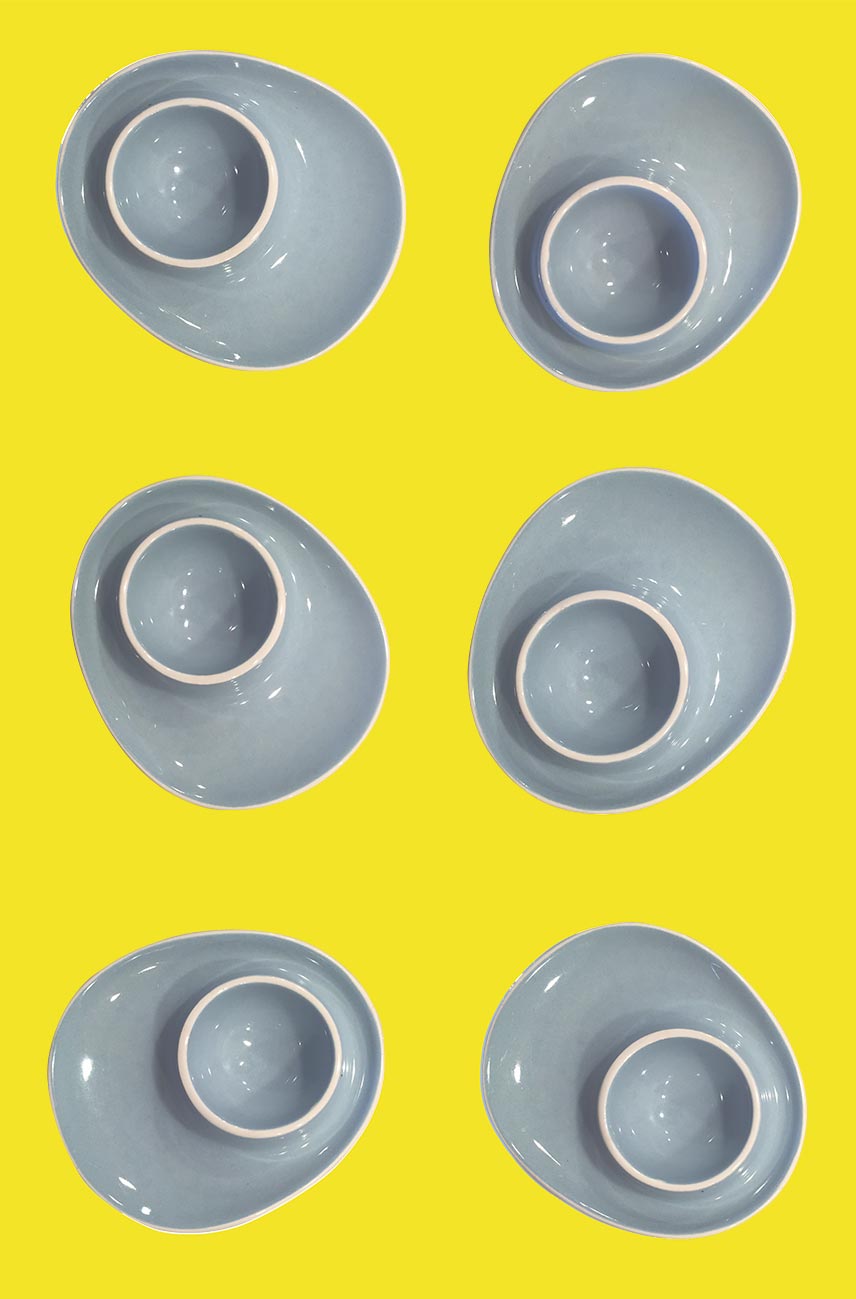 Egg Cups pattern development 1