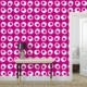 Egg Cups Pattern Wallpaper Design on Rich, Vibrant, Magenta Pink Background J145