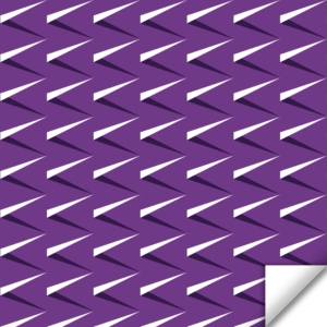 Ouch! Pattern Design 150 white on purple