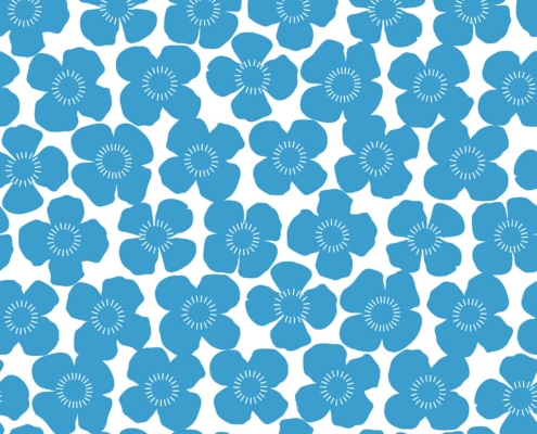 Poppy Pattern Design D-110-100 pattern repeat