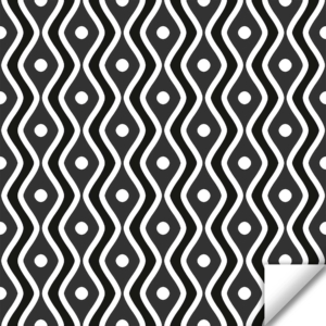 Vibrate Pattern Design E101 white on dark grey : black