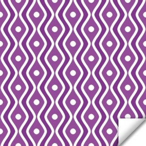 Vibrate Pattern Design E150 white on rich purple