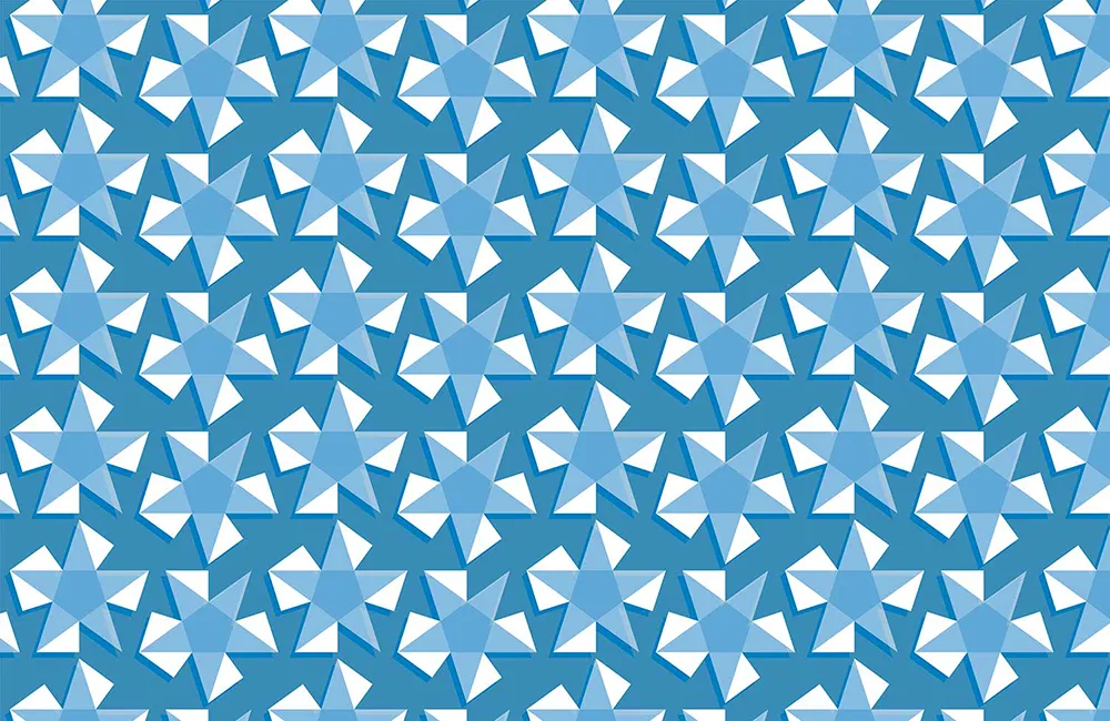 Stars Pattern Design D-31 x80