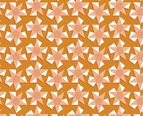 Stars Pattern Design D-6 x80