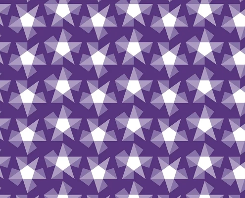 Stars Pattern Design E-22 x80