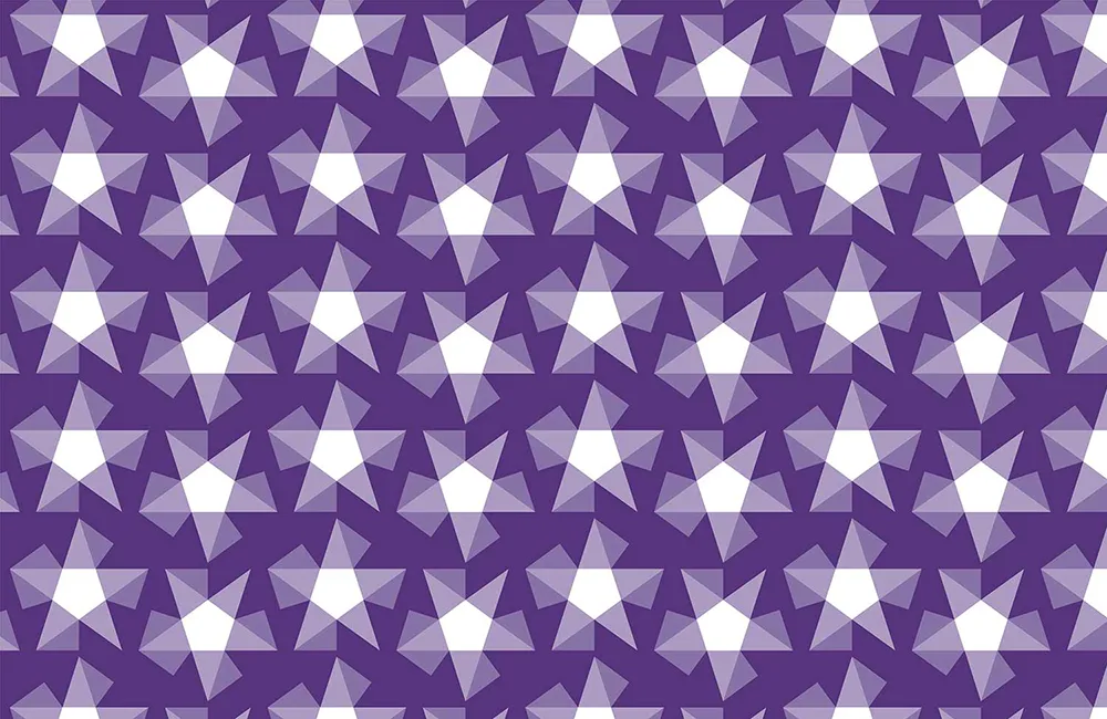 Stars Pattern Design E-22 x80
