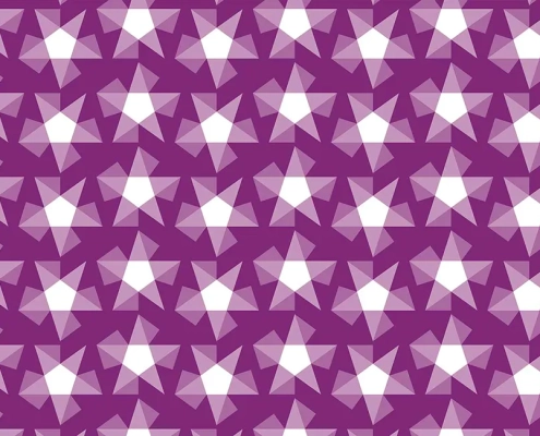 Stars Pattern Design E-29 x80