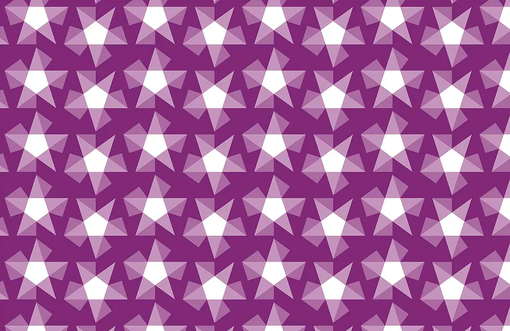 Stars Pattern Design E-29 x80