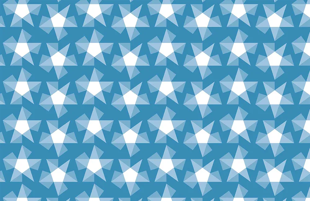 Stars Pattern Design E-31 x80