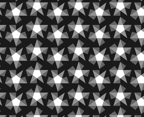 Stars Pattern Design E-33 x80