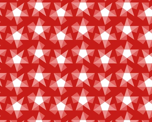 Stars Pattern Design E-36 x80