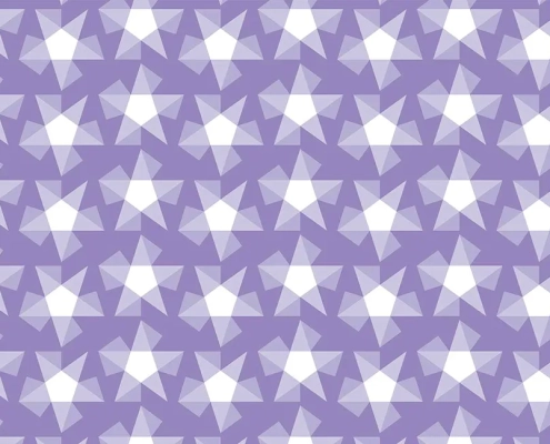 Stars Pattern Design E-37 x80