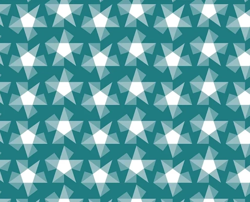 Stars Pattern Design E-40 x80