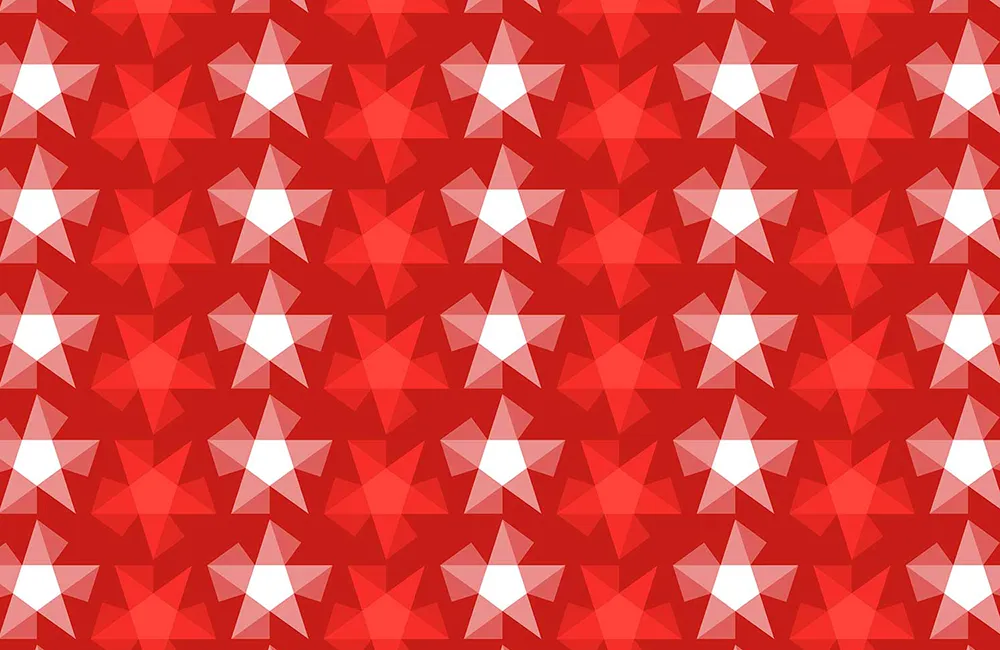 Stripy Stars Pattern Design F-36 x80