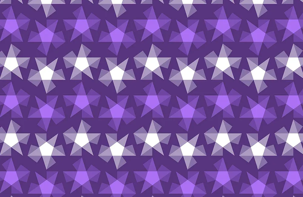 Stripy Stars Pattern Design G-22 x80