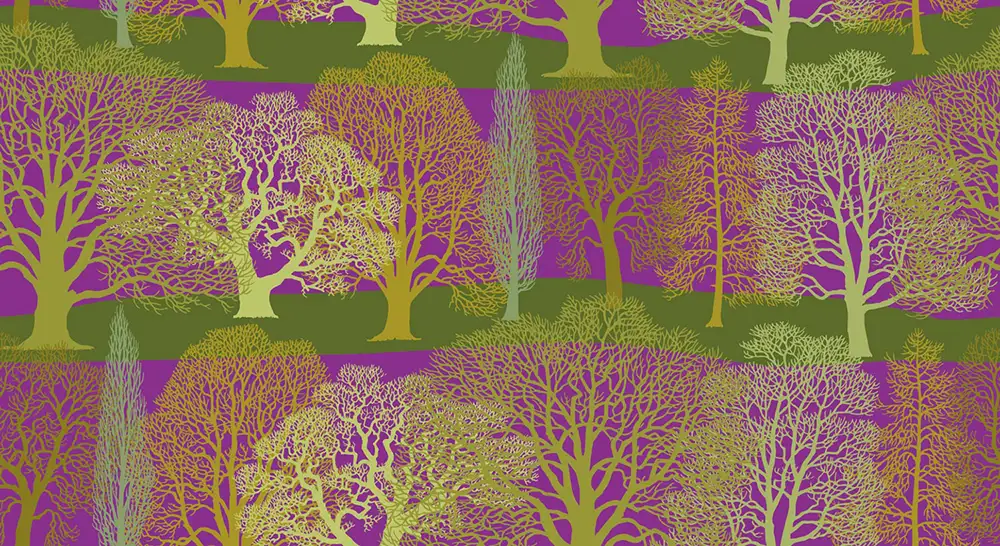 Trees Pattern Design L128-126-149 x60