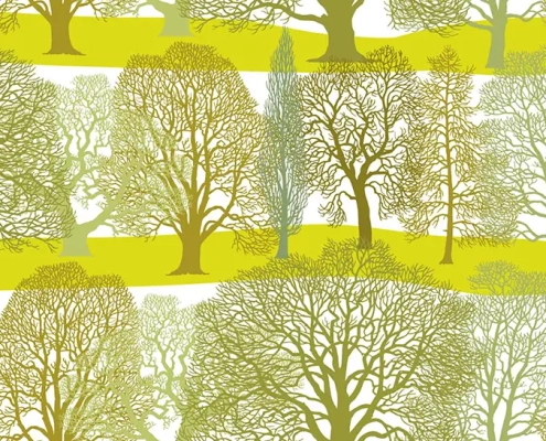 Trees Pattern Design L128-133A-100 x60