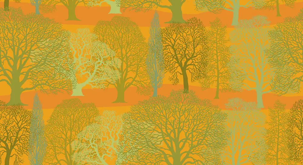 Trees Pattern Design L128-133A-136 x60