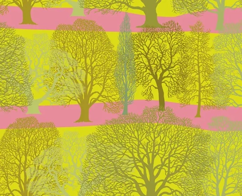 Trees Pattern Design L128-147-133A x60