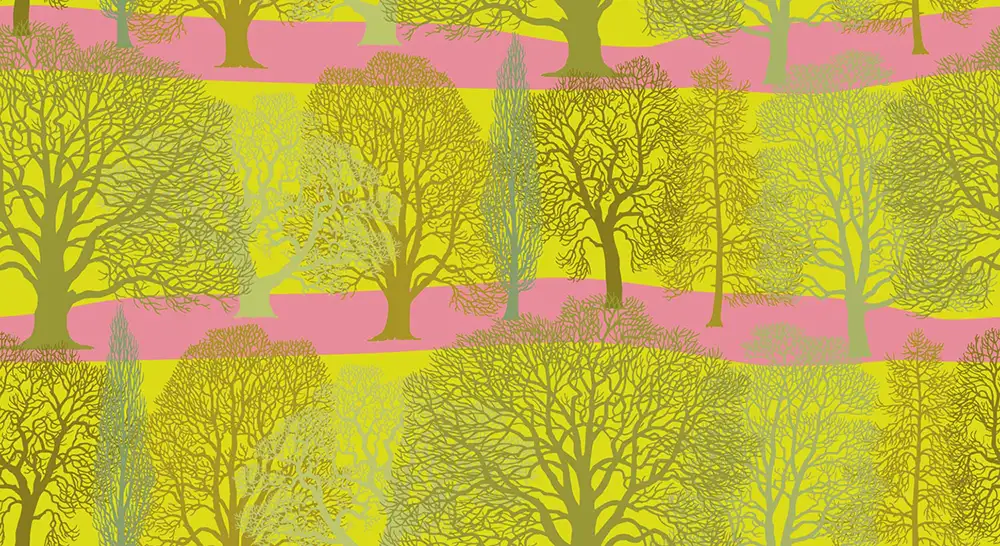 Trees Pattern Design L128-147-133A x60