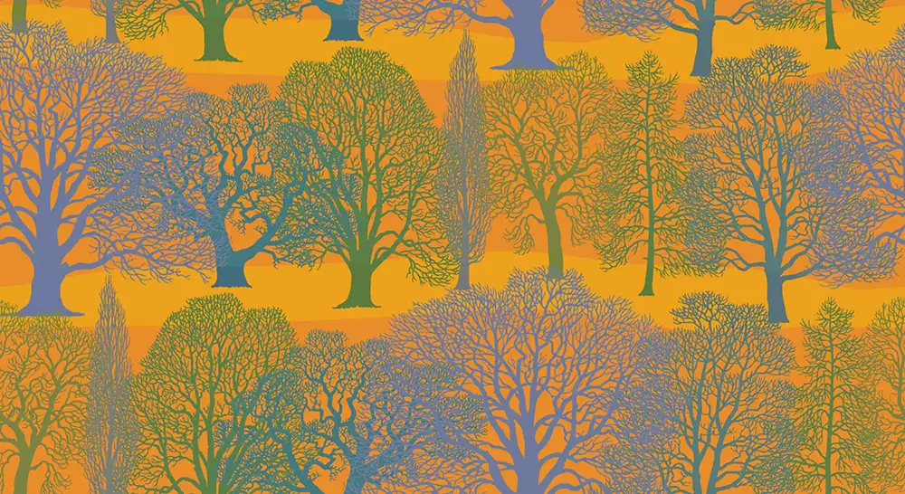 Trees Pattern Design L156-Ex-136-138 x60