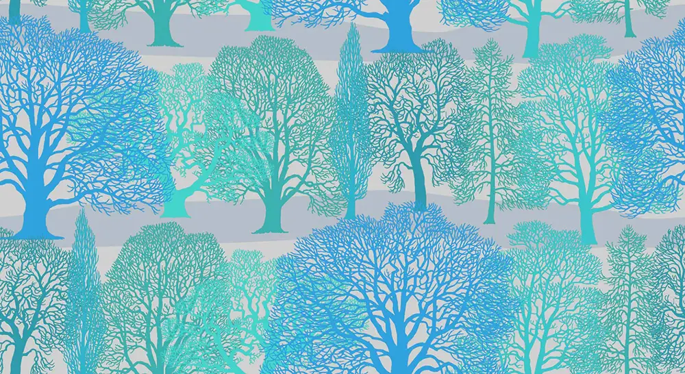 Trees Pattern Design M110-158-160 x60