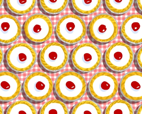 Cherry Bakewells G-check138A-100 swatch x60