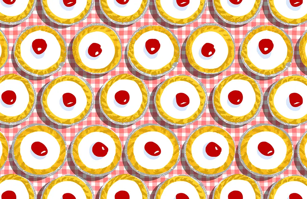 Cherry Bakewells G-check138A-100 swatch x60