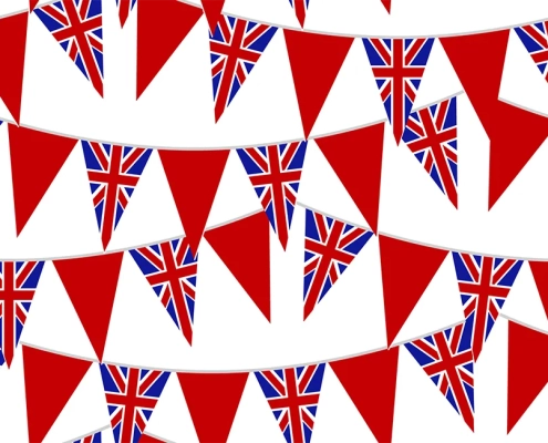 Bunting Flags for God Save The King Bunting B6-100