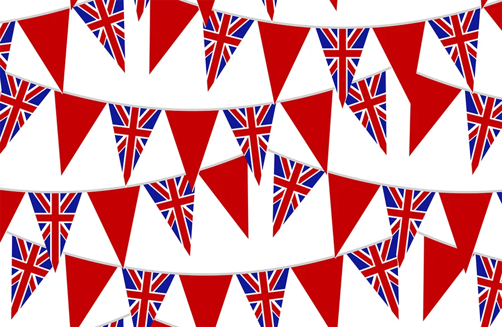 Bunting Flags for God Save The King Bunting B6-100