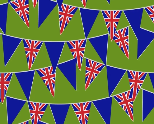 Bunting Flags for God Save The King Bunting B7-125-S