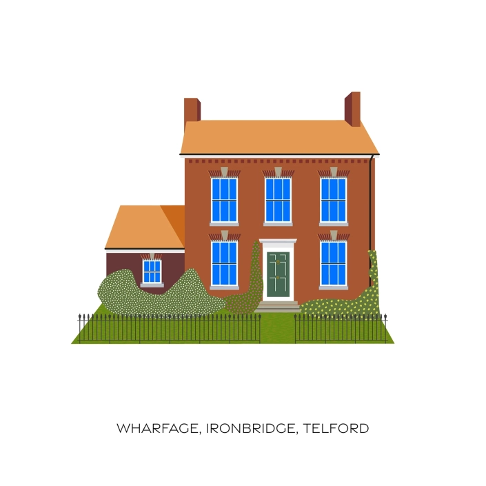 House illustrations -Ironbridge cottage