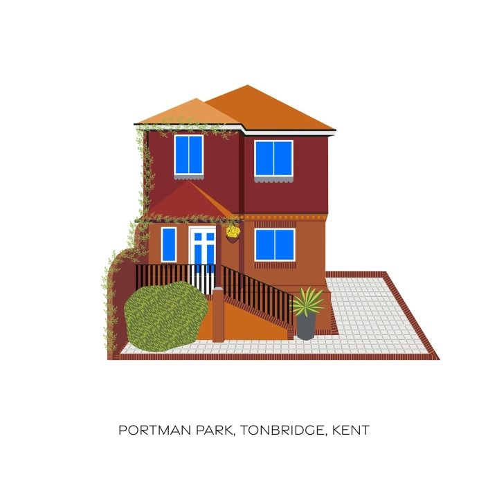 House illustrations -Portman Park