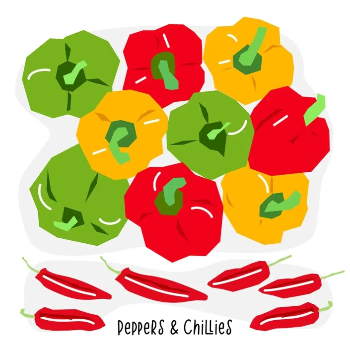 Grocery-Store-Peppers-Chillies