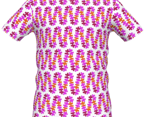 Boys T Shirts Jigsaws Red Collar x70