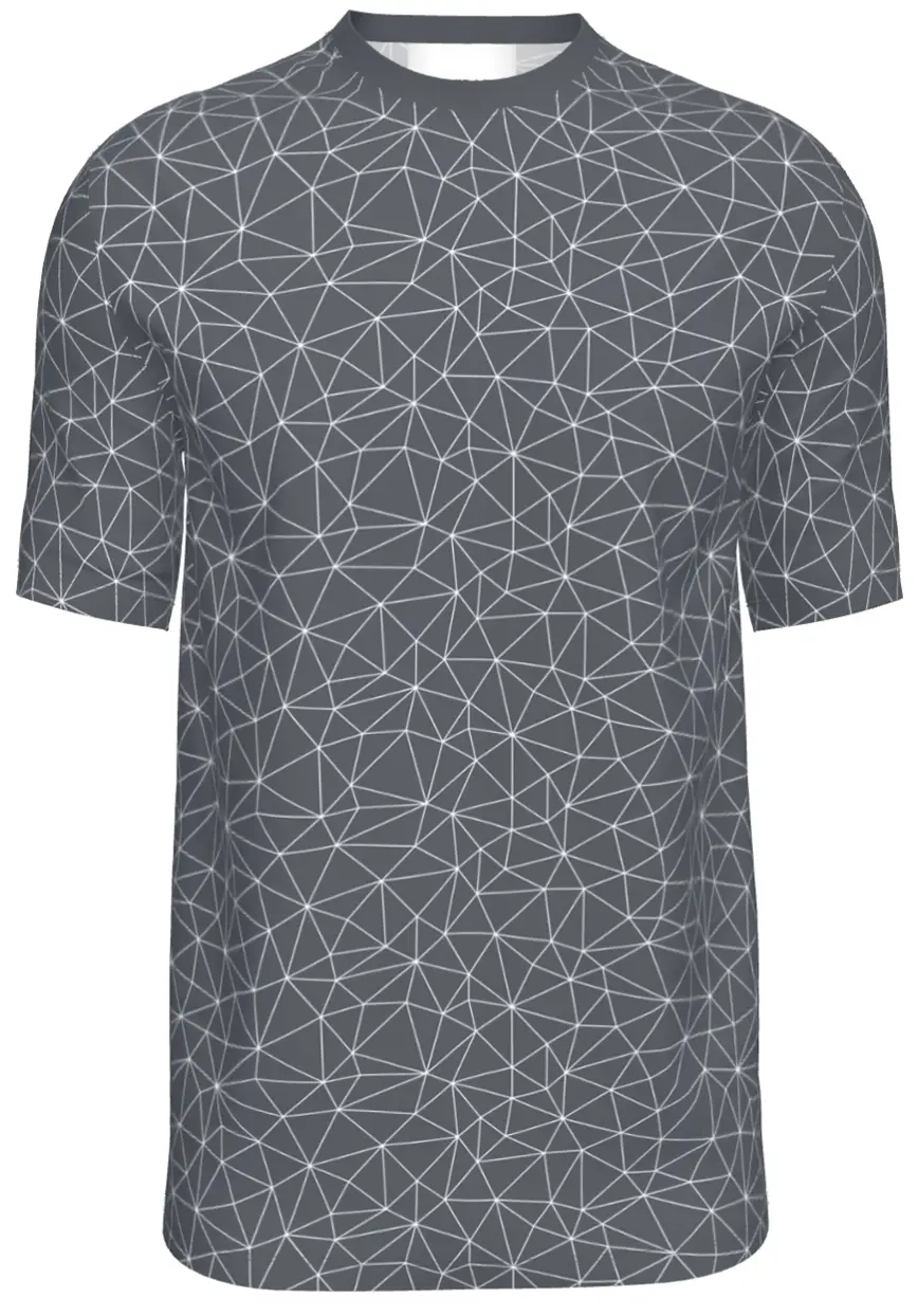 Contrado T-Shirts Facets Slate Grey