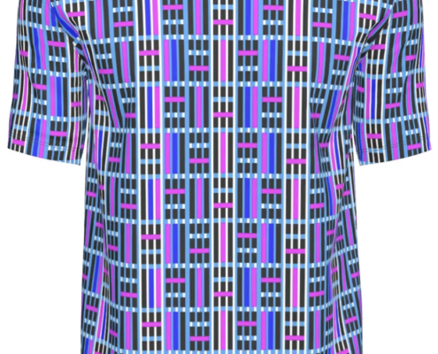 Contrado T-Shirts Moquette in pinks and blues