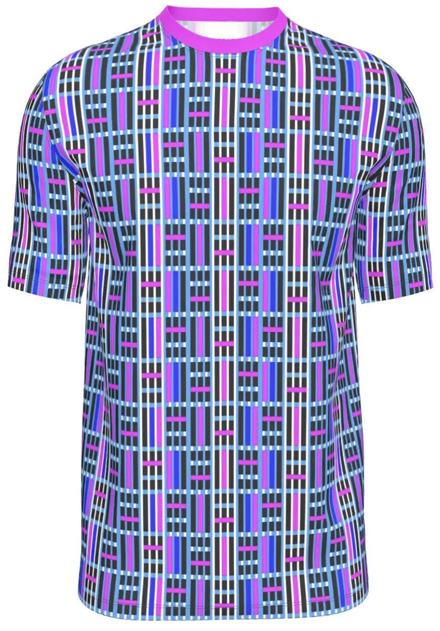 Contrado T-Shirts Moquette in pinks and blues
