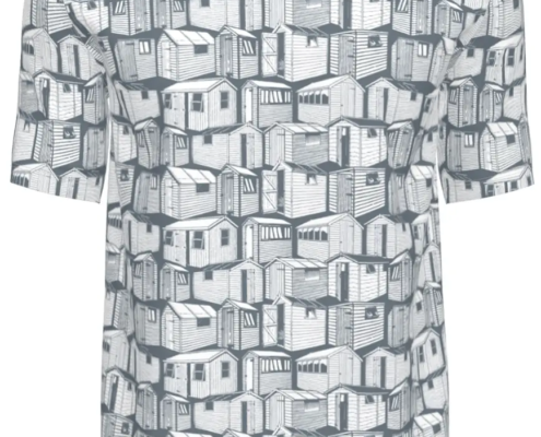 Contrado T-Shirts Moquette in pinks and blues