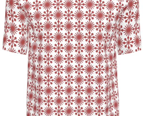 Contrado T-Shirts Sparkle Red on White