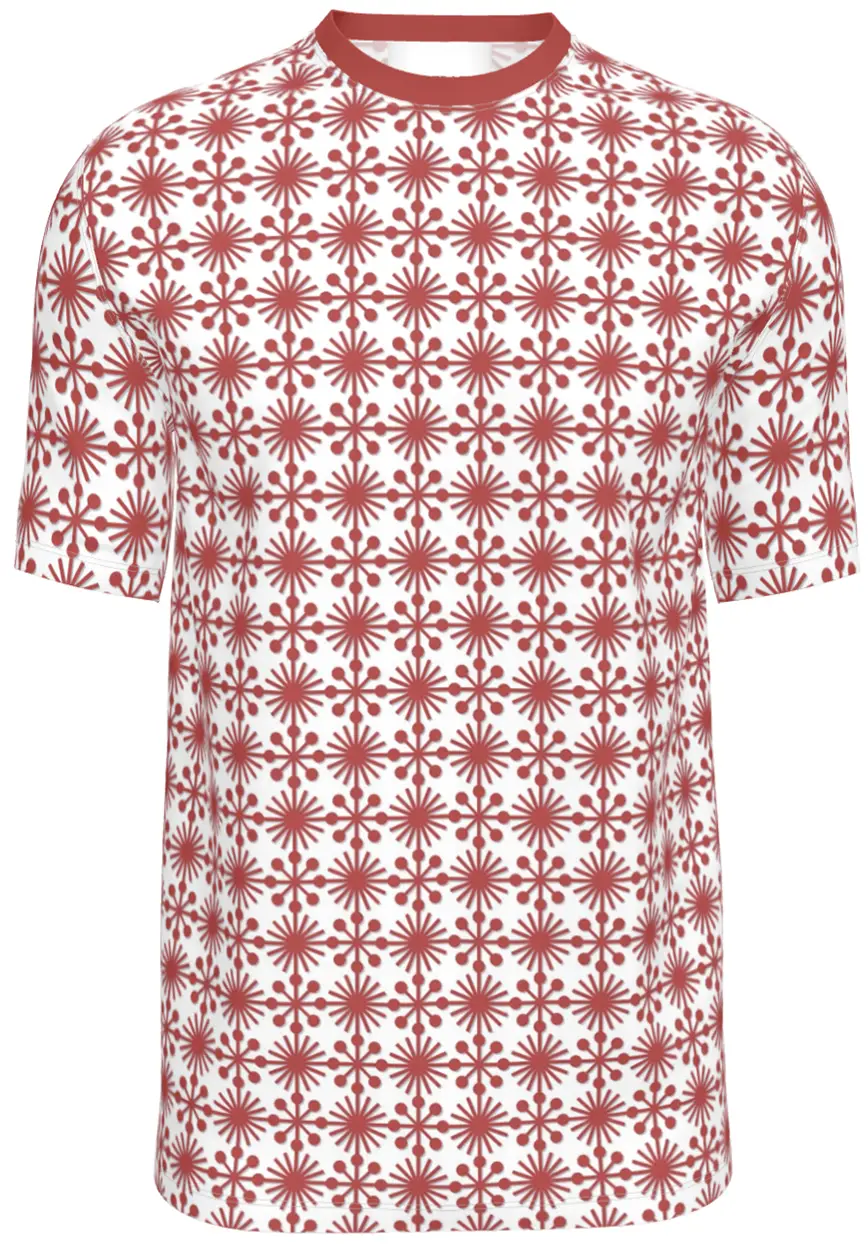 Contrado T-Shirts Sparkle Red on White