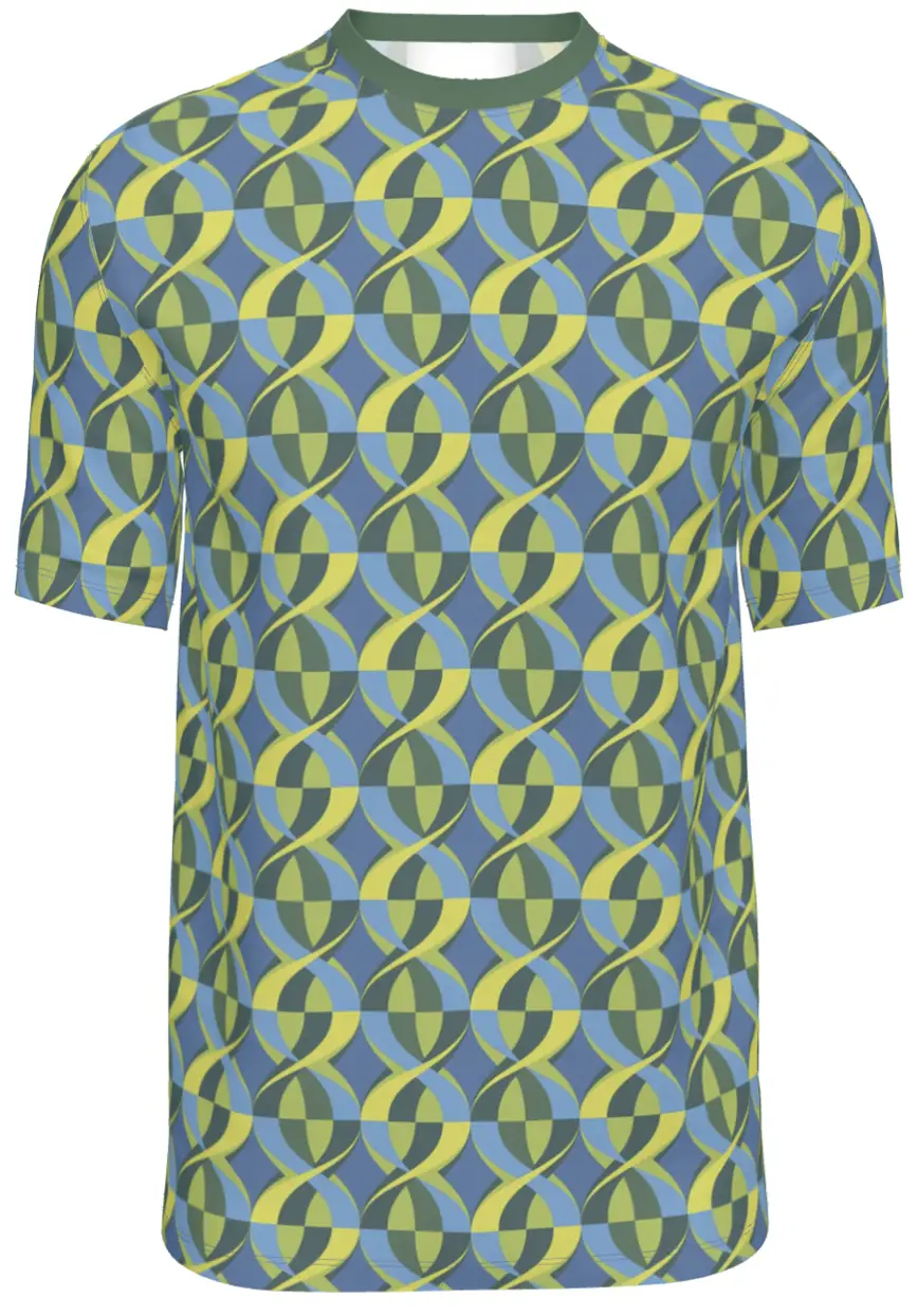 Contrado T-Shirts Twister Blue-Green