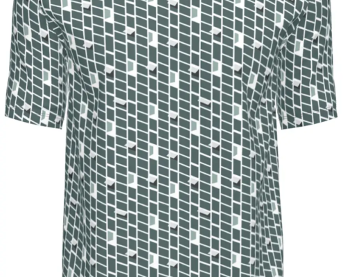 Contrado T-Shirts Windows Greens on White