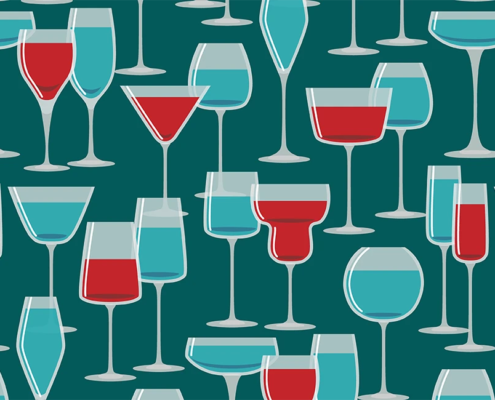 Glasses With Drinks F-120_swatch