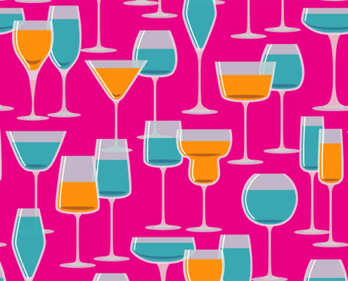 Glasses With Drinks H-145-S_swatch