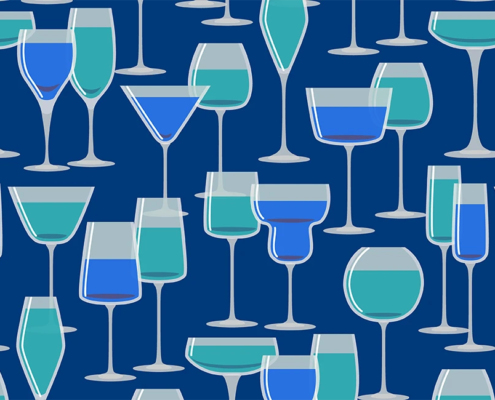 Glasses With Drinks K-106-S_swatch