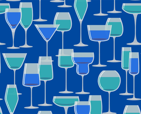 Glasses With Drinks K-112-S_swatch