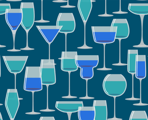 Glasses With Drinks K-114-S_swatch