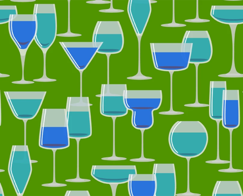 Glasses With Drinks K-125-S_swatch